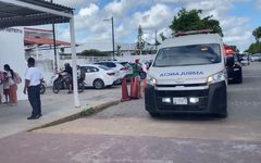 Desalojan primaria en Playa del Carmen tras fuga de gas en vivienda contigua