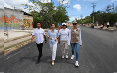 Mejora Ana Paty Peralta infraestructura urbana en avenida Galaxias del Sol