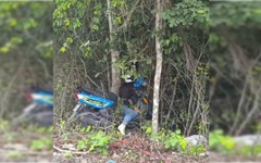 Motociclista se lesiona tras huir de patrulla