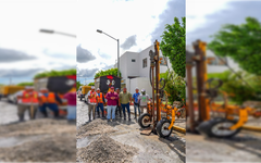 Refuerzan prevención ante lluvias con desazolve de pozo en El Encanto