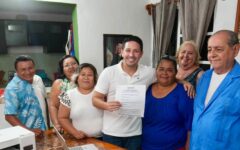 Renán Sánchez se registra por la Coordinación Municipal de Cozumel