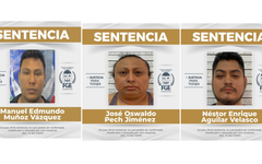 Sentencian a tres por homicidio calificado de cuatro inspectores en Playa del Carmen