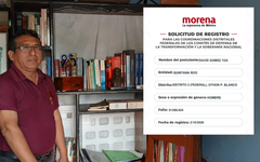 David Gómez Tox se registra para Coordinación Distrital de Morena