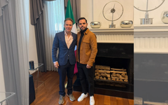El empresario José Alberto “Poti” Gómez sostiene reunión con el senador Manuel Velasco