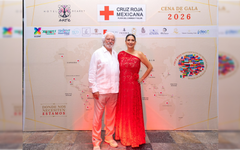 Estefanía Mercado suma esfuerzos con la Cruz Roja Mexicana