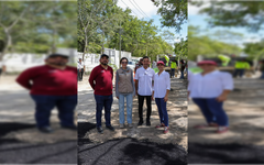 Ana Paty Peralta emprende trabajos provisionales en avenida De los Colegios