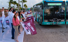 Mara Lezama amplía MOBI con 100 nuevos autobuses y cuatro rutas