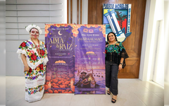 Blanca Merari presenta el Janal Pixan 2026 en Puerto Morelos y Leona Vicario