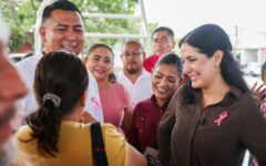 Estefanía Mercado lleva el gobierno a territorio y fortalece la organización vecinal