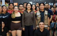 Estefanía Mercado abre gimnasio gratuito para los jóvenes