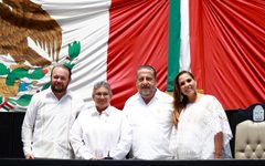 Celebran en el Congreso del Pueblo el 52 Aniversario de Quintana Roo