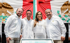 Pablo Gutiérrez participa en la conmemoración de los 52 años de Quintana Roo