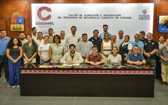 Imparten taller para integrar el Programa de Desarrollo Turístico de Cozumel