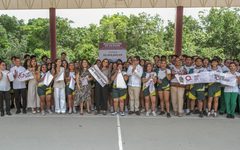 Mara Lezama entrega domo en la UQROO Campus Cancún