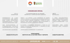 Suspenden actividades deportivas en Cancún por las intensas lluvias