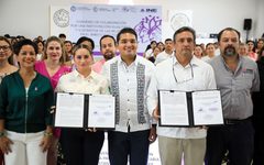 Firman convenio para impulsar la participación política de las mujeres
