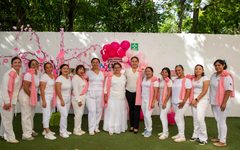 DIF Tulum realiza Desayuno Rosa para promover la prevención del cáncer de mama