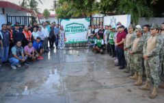 Limpian y rehabilitan la Secundaria Técnica “1 de Junio” en Puerto Morelos