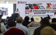 Subasta de vehículos del Gobierno de Quintana Roo genera más de 9.7 millones de pesos