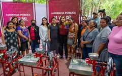 Lleva Mara Lezama audiencia “La Voz del Pueblo” a Villas Otoch Paraíso