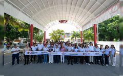 Entrega Mara Lezama nuevo domo a estudiantes del CREN Cancún