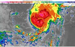 Huracán Isaias provoca lluvias muy fuertes en el norte de Quintana Roo